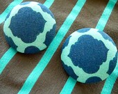 Cameo - Button Earrings