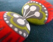 Frenchie - Button Earrings