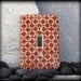 Burnt Orange Diamond - Mosaic Light Switch Cover Plate