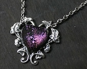 Purple Heart Necklace