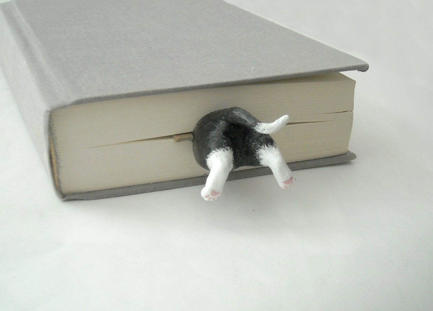 Your Cat in the Book, Cat Bookmark, Birthday Gift, Fathers Day Gift, Gifts for Dad - Unique Art Bookmark