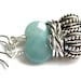 Amazonite Bali Earrings Sterling Silver Spring Summer Pastel Jewelry