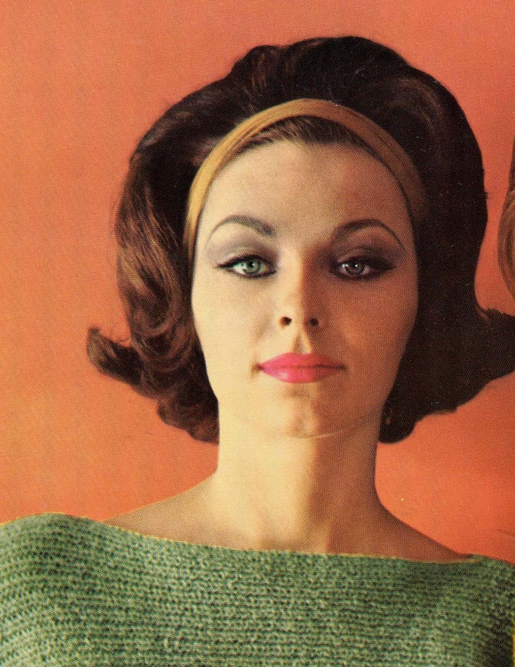 Women's Vintage Fitted Pullover with Boatneck and Half Sleeves -- PDF KNITTING PATTERN