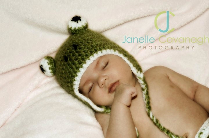 RIBBIT - Baby/Kids Frog Hat