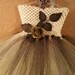 Flower Girl Leopard Handmade Tutu Dress