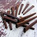 Square Cut Nails Assemeblage Art Steampunk Rusty Vintage Nails Rustic Country Decor