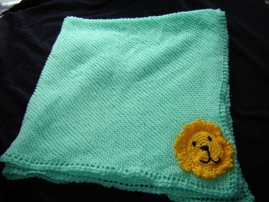 RWAR King of The Jungle Knitted Baby Blanket