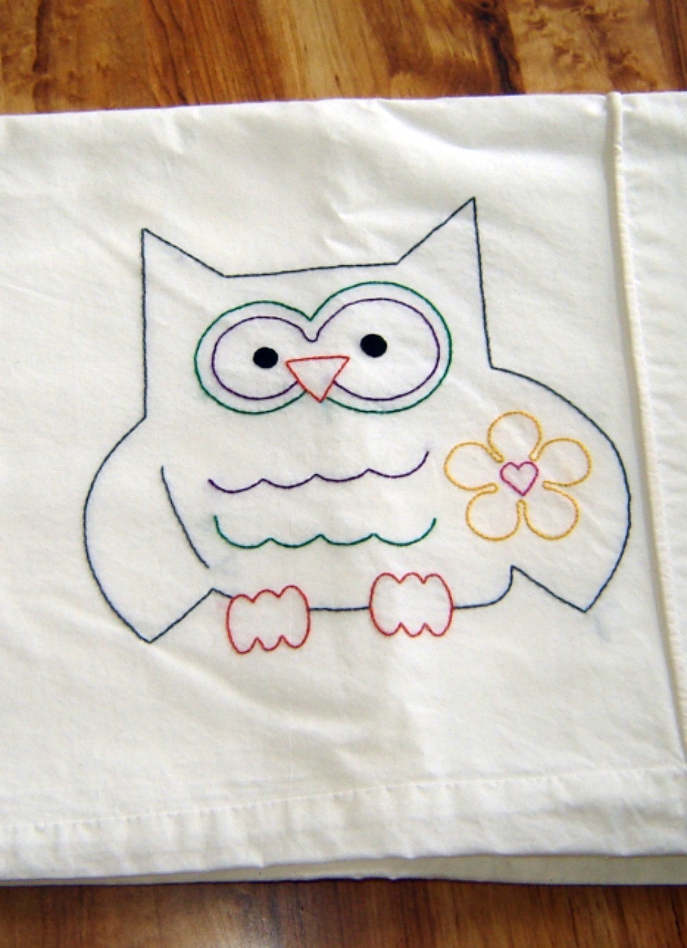 Owl Pillowcase 2