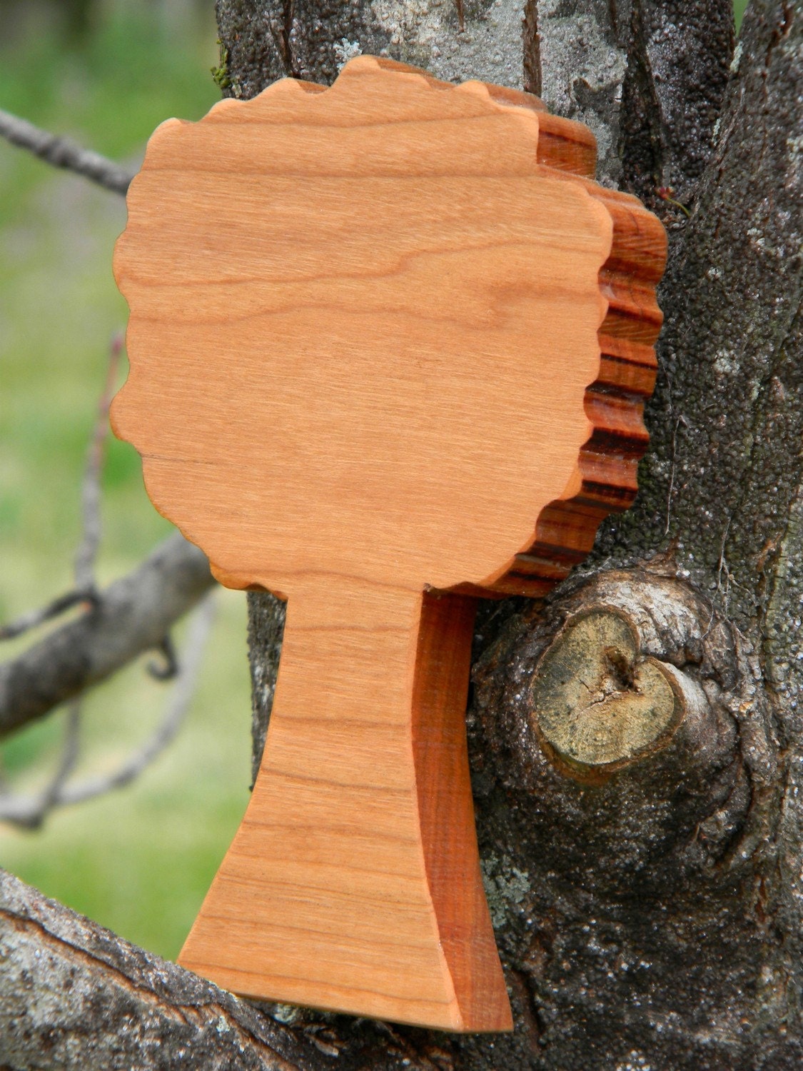 Handmade Cherry Wood Tree
