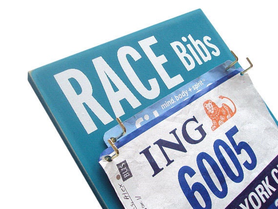 Use a Race Bibs Rack to present your Achievement to the World