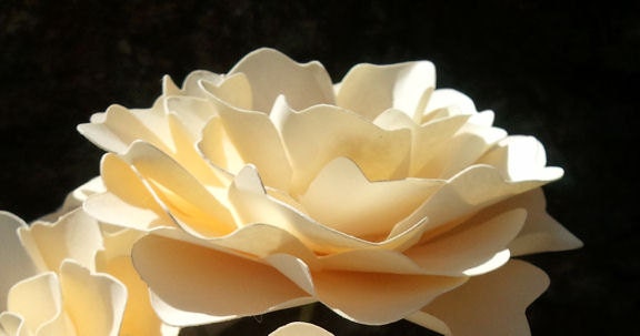 Paper Flowers - Wedding Flowers - Handmade - Stemmed - Custom Orders - Wide Variety Of Colors -Set of 10