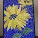Sunflowers II - Mosaic wall hanging