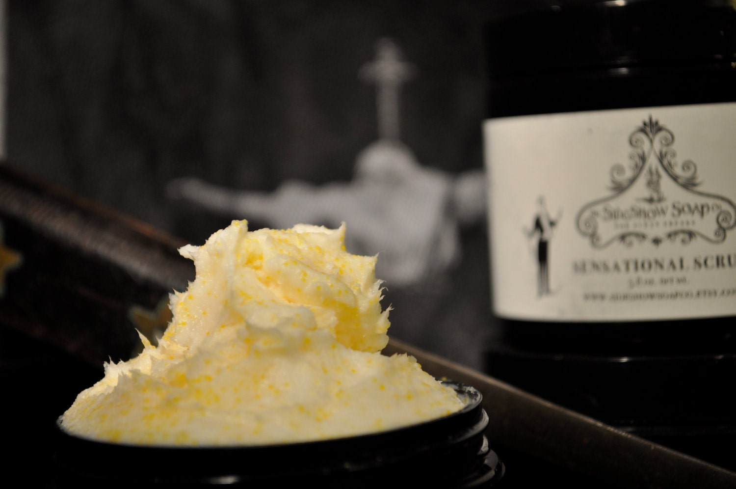 Sample Size Sword Swallower Ginger Coconut Milk Sensational Jojoba Body Scrub