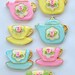 Royal English Rose Tea Set Cookies - FEATURED