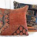 Red Kilim Rug Pillow