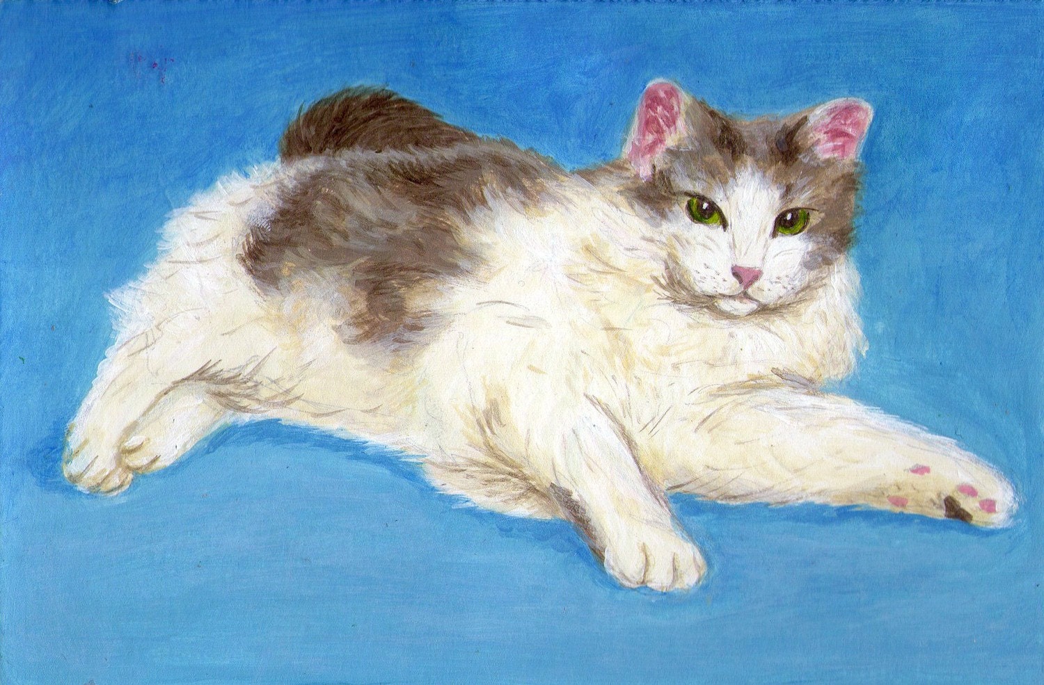 Custom Cat Pet Portrait
