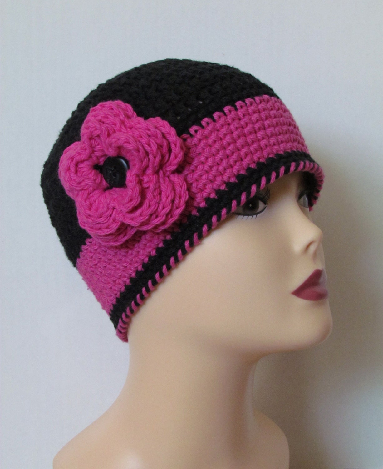 Little Women's "Hat for Hope" Crochet Pattern with 6 sizes included PDF 104