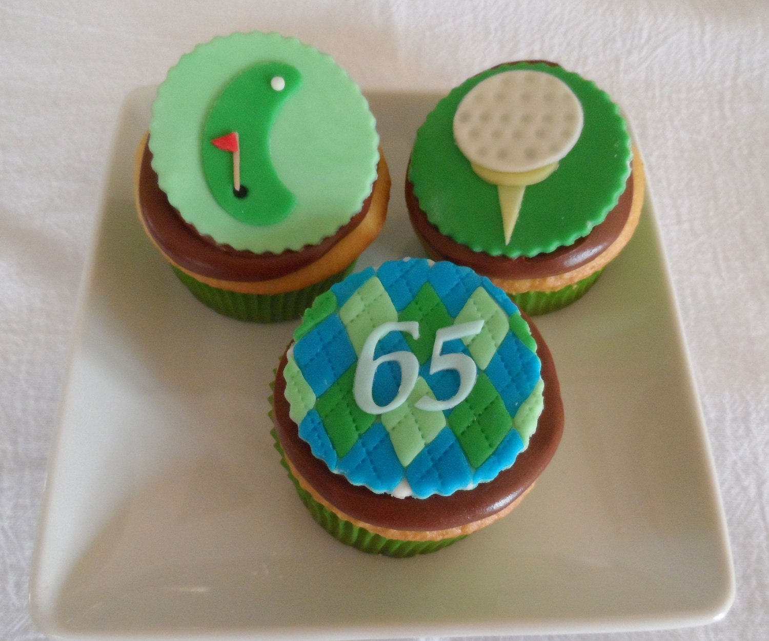Golf Theme Fondant Cupcake Cookie Toppers Il_170x135