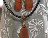 Picasso Jasper Pendant & Earrings