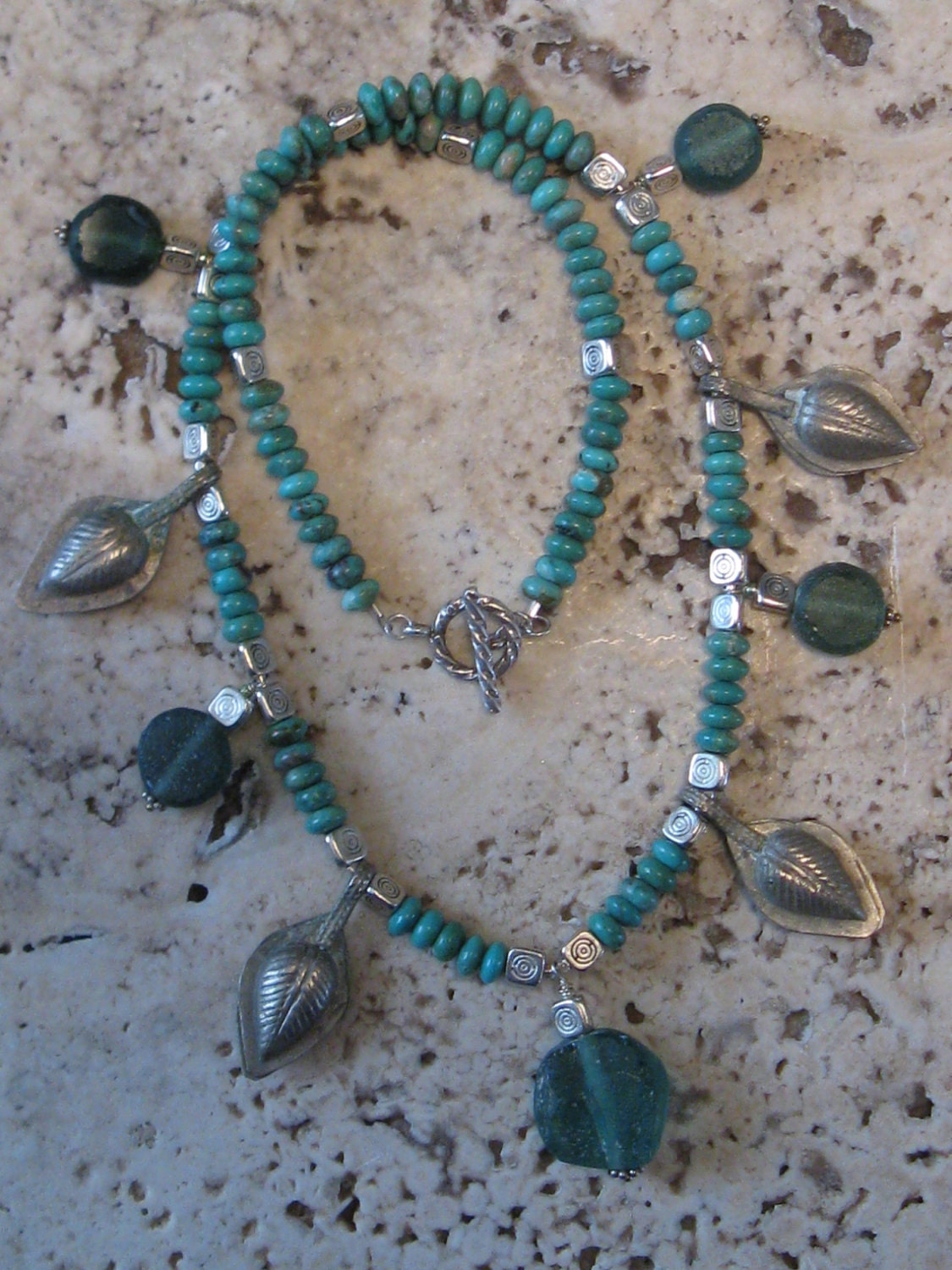 Beaded Turquoise Necklace