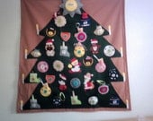 Musical and personalised 24 day tree advent calendar.