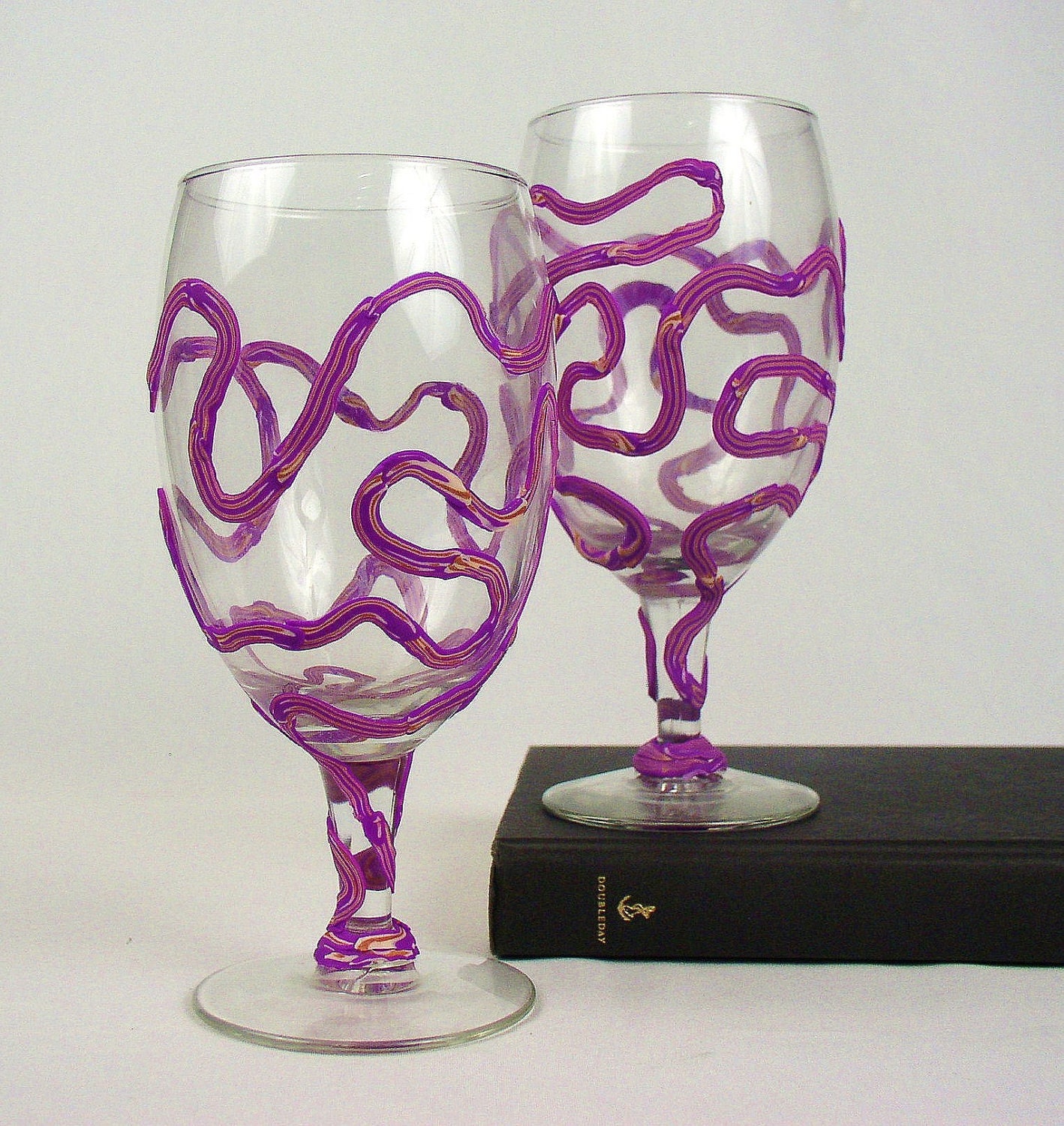Abstract Purple Goblets