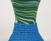 Green & Blue Nonpareil Vase