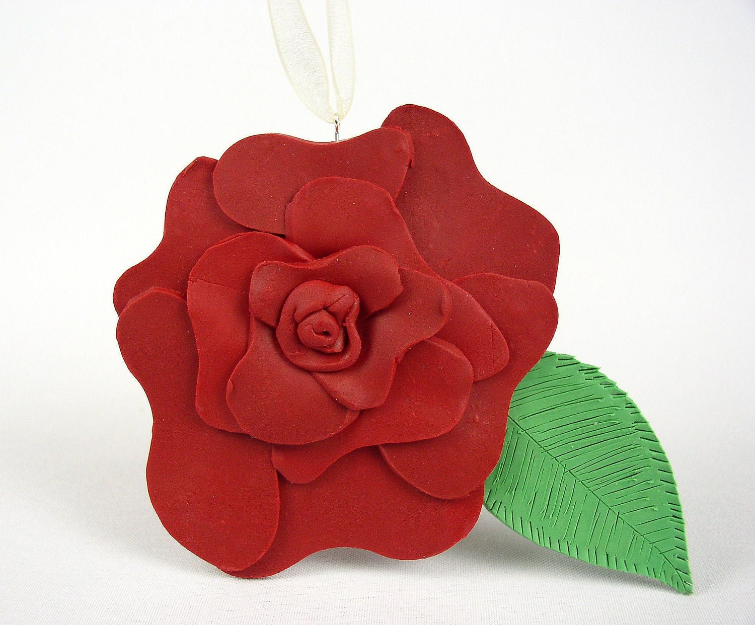 Red Rose Ornament