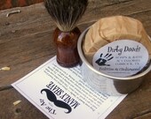 Shaving kit, handmade shave set soap boar brush
