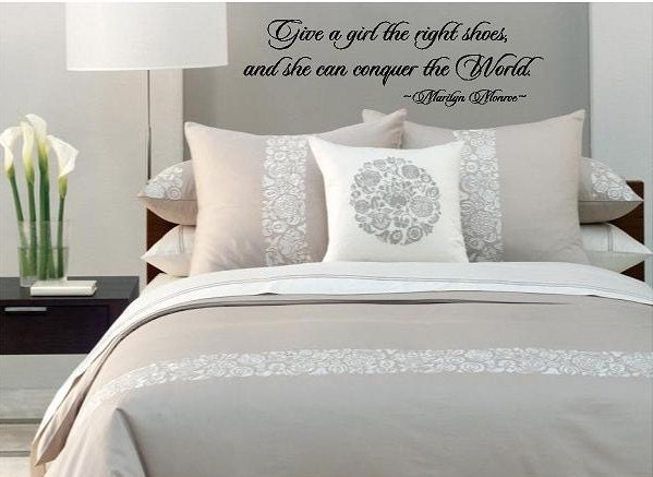 Marilyn Monroe Shoes-Vinyl Lettering wall words quotes graphics decals Art Home decor itswritteninvinyl