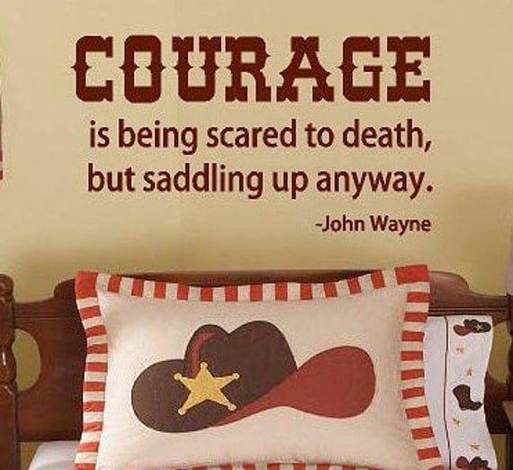 John Wayne quotes-Vinyl Lettering wall words quotes graphics decals Art Home decor itswritteninvinyl