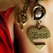 Antique Romantic LoVE Heart necklace  4tasteofshabbychic