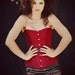 Mid-Hip Midbust Corset in Your Choice of Colors, Heavy Duty Steel Boned Coutil
