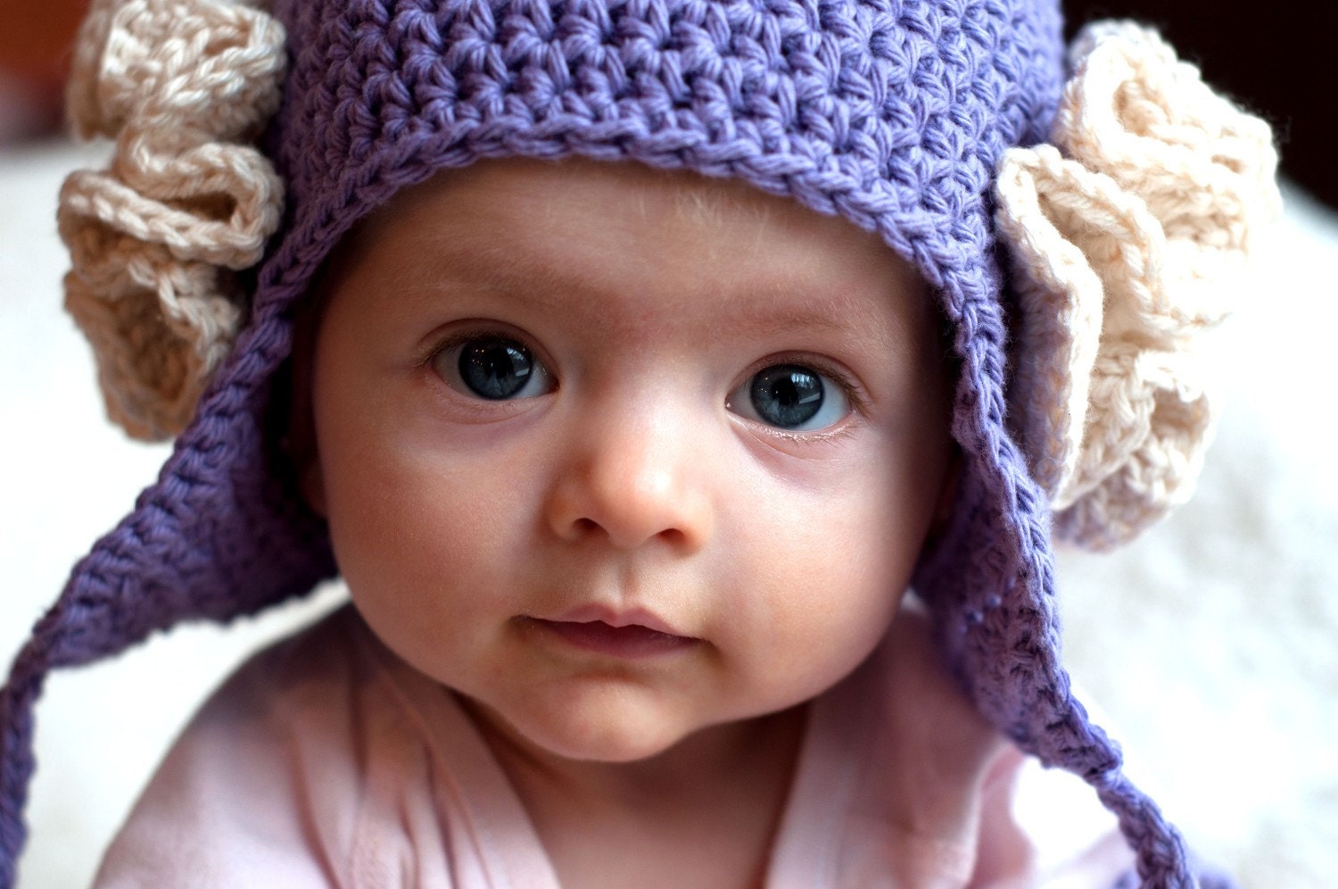 Crochet Pattern: Baby Earflap Hat for Boys and Girls (PDF)