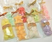 25 Flavored Sugar Cubes Wedding Favors - Mini Favor Bags for Weddings, Baby and Bridal Showers, Tea Parties, Graduation