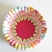 FREE SHIPPING: Origami Paper Bowl - made out of tea bag wrappers, holiday gift idea - Christmas, Hanukkah