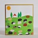 FREE SHIPPING: Greeting card- Hand crafted greeting card made of recycled paper