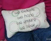 Fleece beanbag pillow LDS 13 Article of Faith