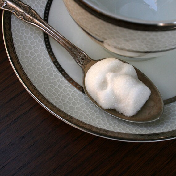 Sugar Cube Skulls - 1 Bag of Four Skulls