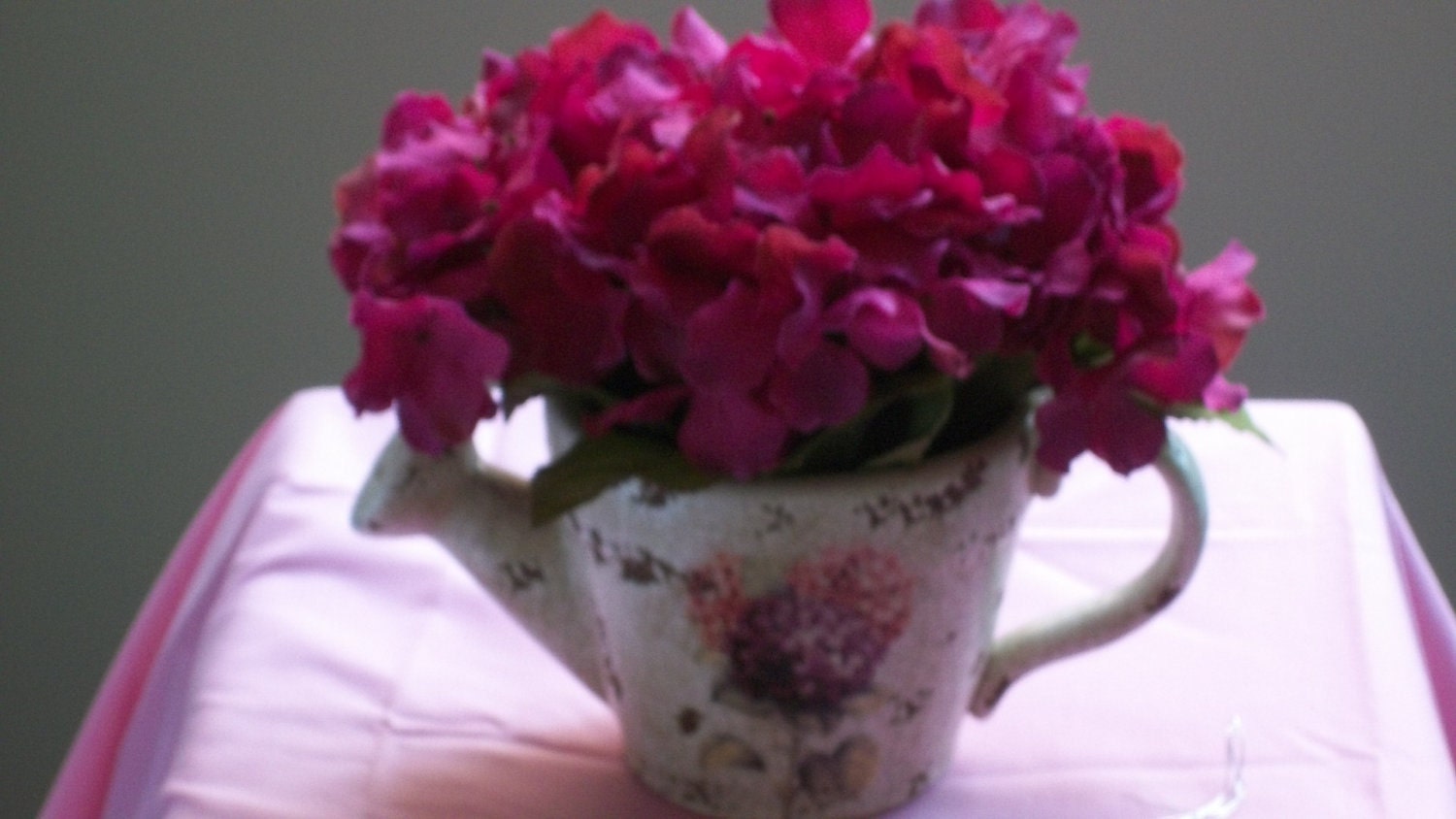 Ceramic Sprinking Can Centerpiece - Mothers Day Gift Idea Il_570xn