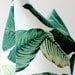 Modern Tropical Green Designer Pillow Cover 18" Accent Cushion White forest aloe emerald Resort summer leaves summer banana hawaii