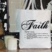 Definition FAITH Text Typography Words Digital Image Download Sheet Transfer To Pillows Totes Tea Towels Burlap No. 1009