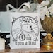 Once Upon a Time Words Castle Text Word Calligraphy Digital Image Download Transfer To Pillows Tote Tea Towels Burlap No.2608