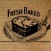 Digital Collage Sheet Quote FRESH Baked RAISIN BREAD Burlap Digital Download Fabric Transfers Pillows Totes Tea Towels 2944