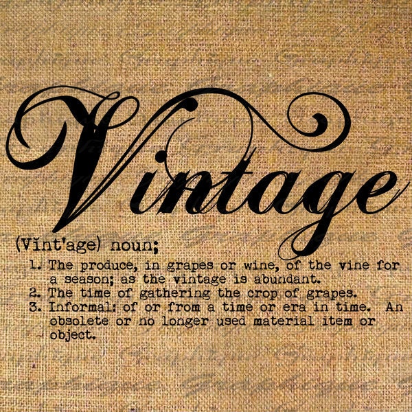 Digital Collage Sheet Download Burlap Fabric Transfer VINTAGE word DEFINITION words Iron On Pillows Totes Tea Towels No. 3221