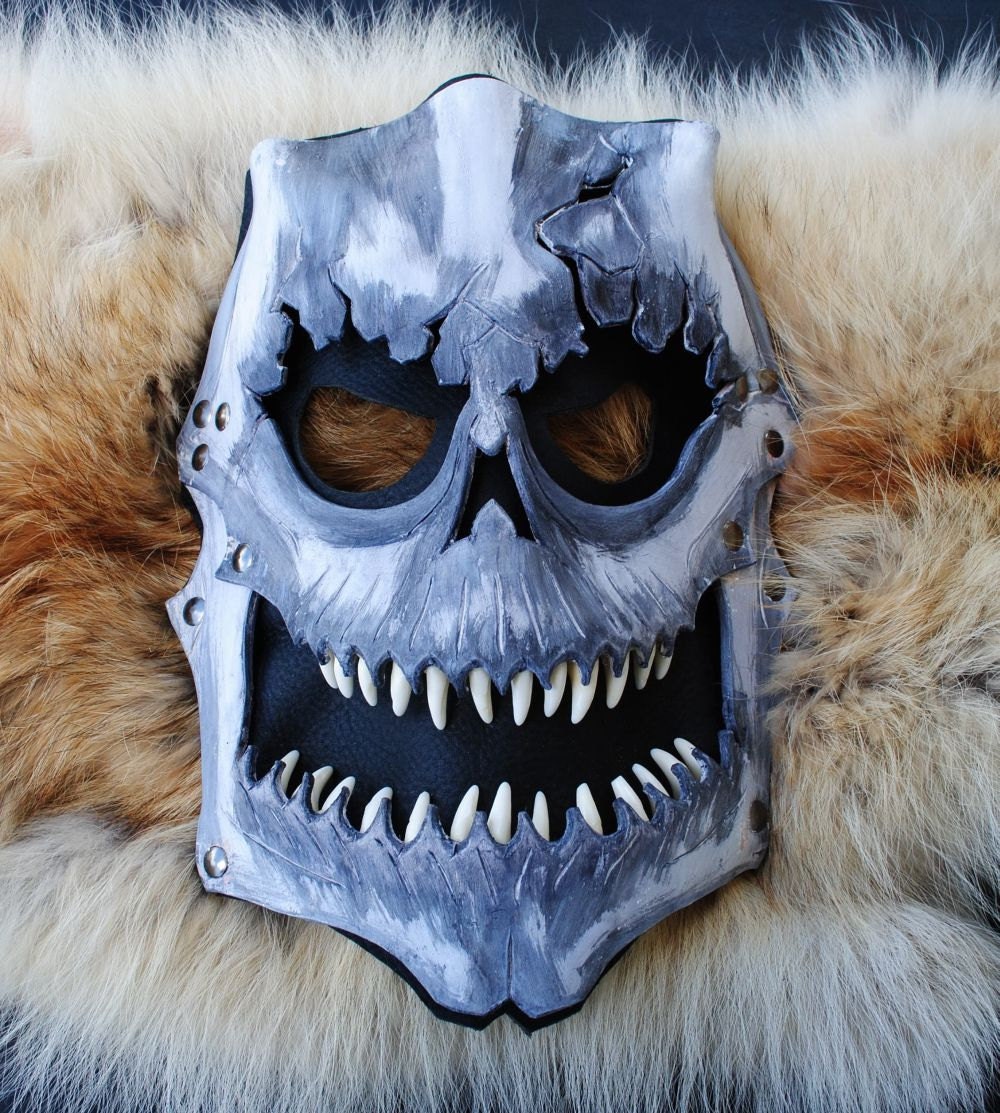SALE: Leather Akuma Zombie Mask
