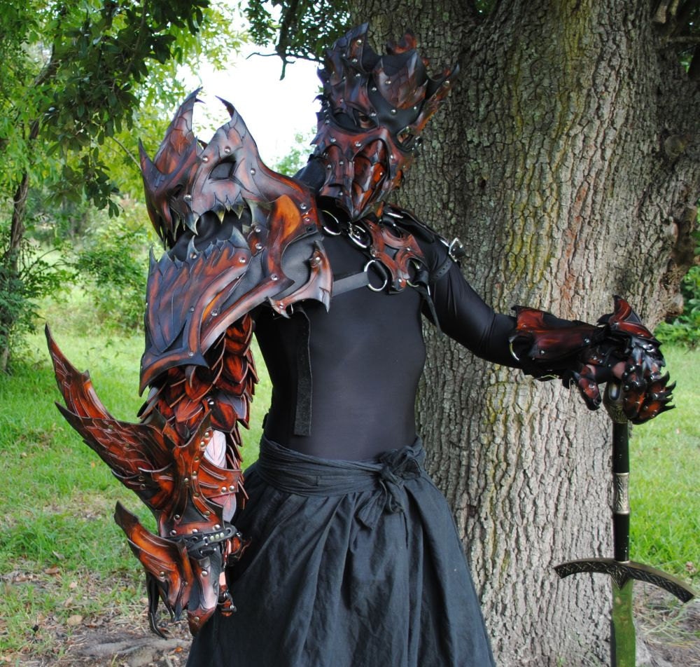 Epic Leather Modular Armor: Dragon Slayers Bastion - Upper Portion
