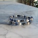 Blood Health - Blue and White - Natural Lapis Lazuli, Aventurine, Magnesite and Sodalite Stone and Crystal Chakra Healing Bracelet