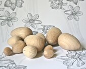 Wooden Eggs for Painting Decorating Easter Craft Supplies DIY - One Dozen in Assorted Sizes