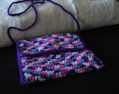 Crochet shoulder bag